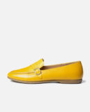 کفش زنانه شمس مدل 302 چرم میلینگ زرد